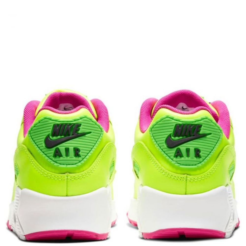 Air max 90 ltr. Volt/fire pink. Kids sneakers. - Picture 3 of 9